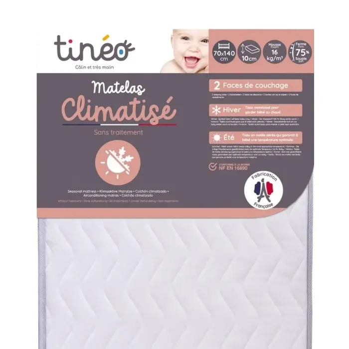 Tinéo Matelas climatisé 70x140cm
