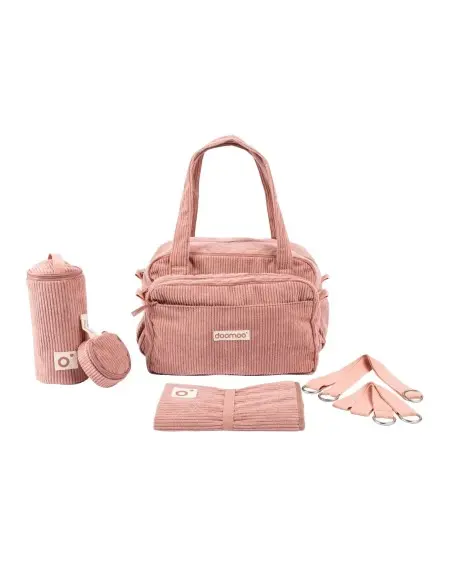 Doomoo Sac à langer Fluffy - Pink dans Sac à main chez Baby And Mom Maroc