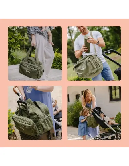 Doomoo diaper bag Fluffy - Khaki — photo 8