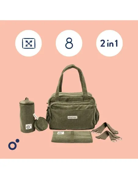 Doomoo diaper bag Fluffy - Khaki — photo 2