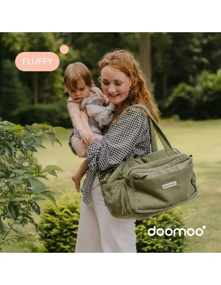 حقيبة تغيير الحفاض Doomoo Fluffy - Kaki — صورة 3