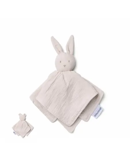 Doomoo Doudou You&Me Réconfortant et Réversible - Almond 0m+ dans Peluches chez Baby And Mom Maroc