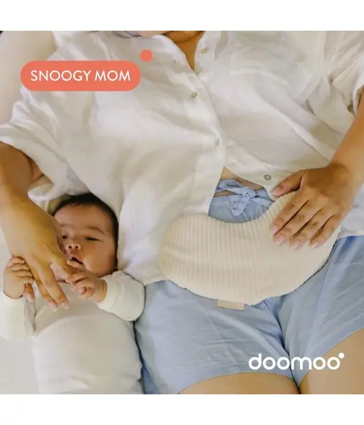 Doomoo Bouillotte de maternité Snoogy Mom - Corduroy Sand 2