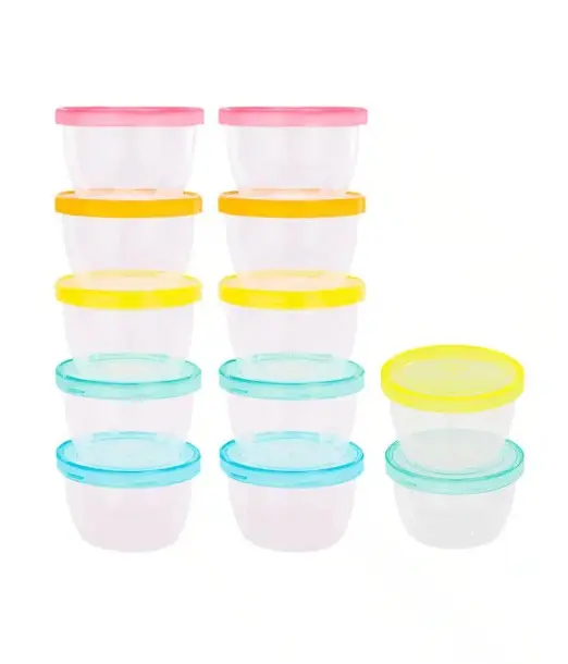 Badabulle Pots de Conservation Badabowls Maxi Portions 12x250ml au Maroc - Baby And Mom