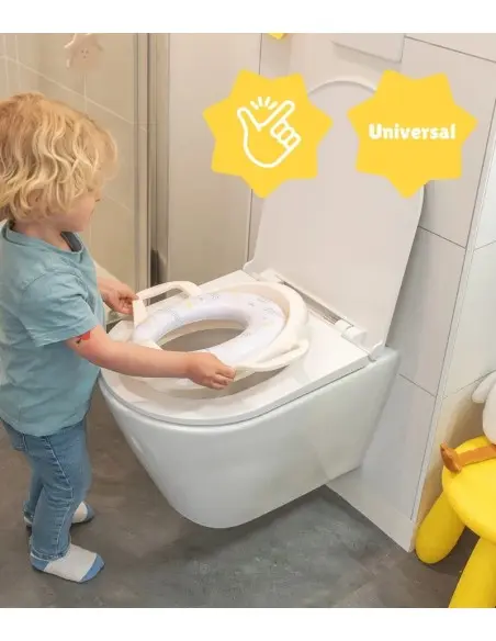 Badabulle Réducteur de toilette Confort avec poignées Mouette dans Pot & Réducteur chez Baby And Mom Maroc