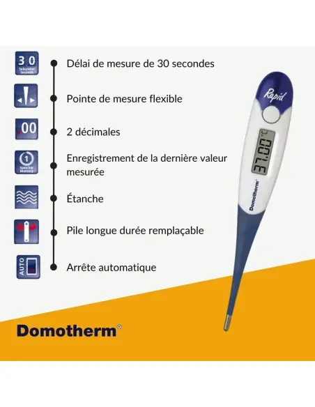 Thermomètre Domotherm Rapid dans Thermomètre chez Baby And Mom Maroc