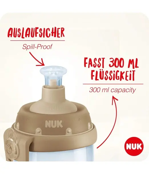 Nuk Tasse à bec Junior Cup 300ml avec effet caméléon 18m+ Bleu au Maroc - Baby And Mom 2