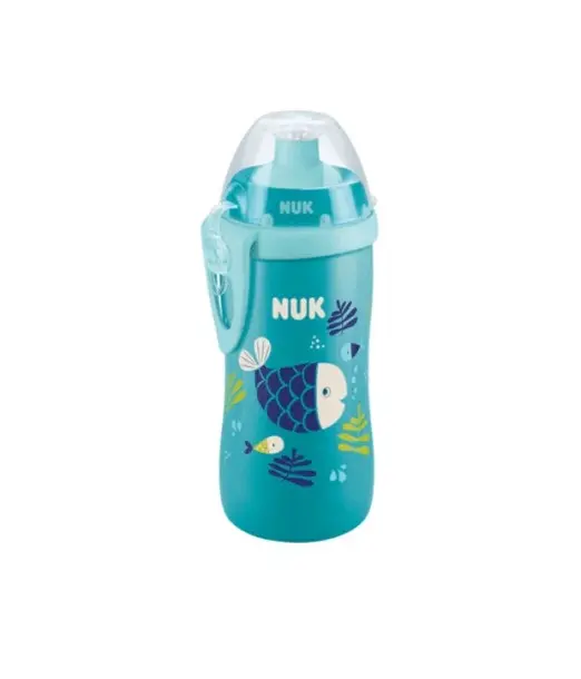 Nuk Tasse à bec Junior Cup 300ml avec effet caméléon 18m+ Bleu au Maroc - Baby And Mom