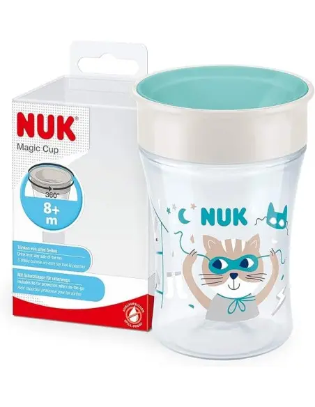 Nuk Tasse Magic Cup 360° anti-fuites 230ml 8m+ dans Vaisselle bébé chez Baby And Mom Maroc