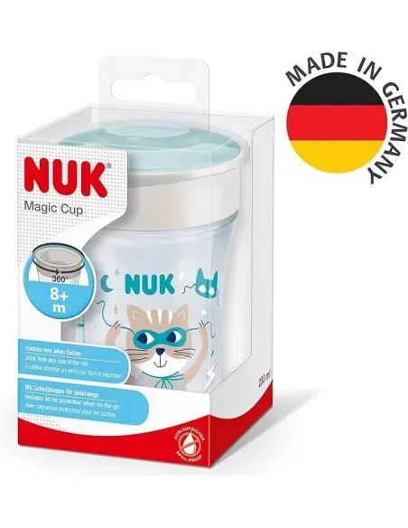 Nuk Tasse Magic Cup 360° anti-fuites 230ml 8m+ dans Vaisselle bébé chez Baby And Mom Maroc