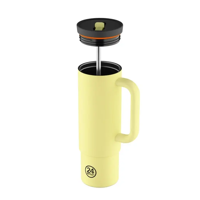 كوب بقشّة Bottles، سعة 800 ml، Citrus — صورة 2