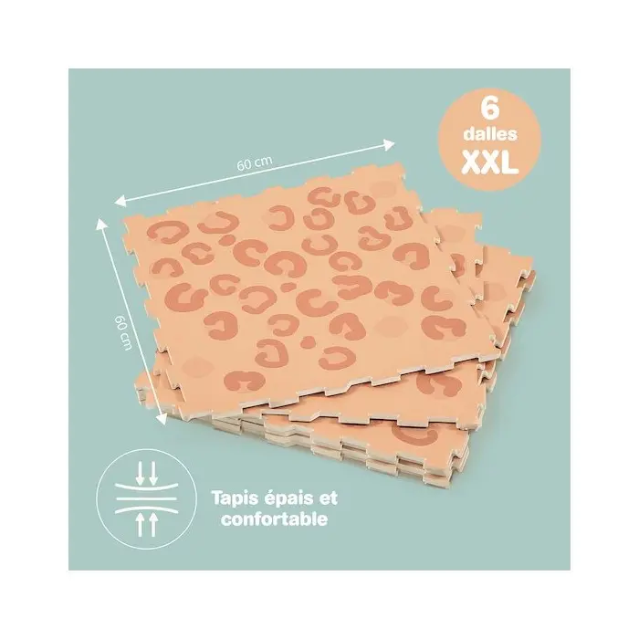Ludi Tapis Puzzle Motif Nude 180×120×1,2 cm dans Tapis d'éveil chez Baby And Mom Maroc