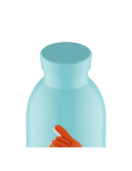 24 Bottles Clima Bottle - Gourde isotherme - Hey! Blue 500ml dans Vaisselle bébé chez Baby And Mom Maroc