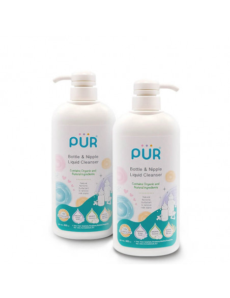 Liquide de nettoyage des biberons et tétines 500ml Pür