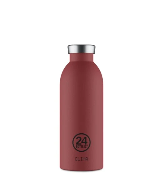 24 Bottles Clima Bottle - insulated water bottle - Country Red 500ml
