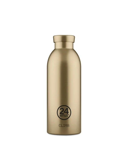 24 Bottles Clima Bottle - insulated bottle - Sparkling Gold 500 ml
