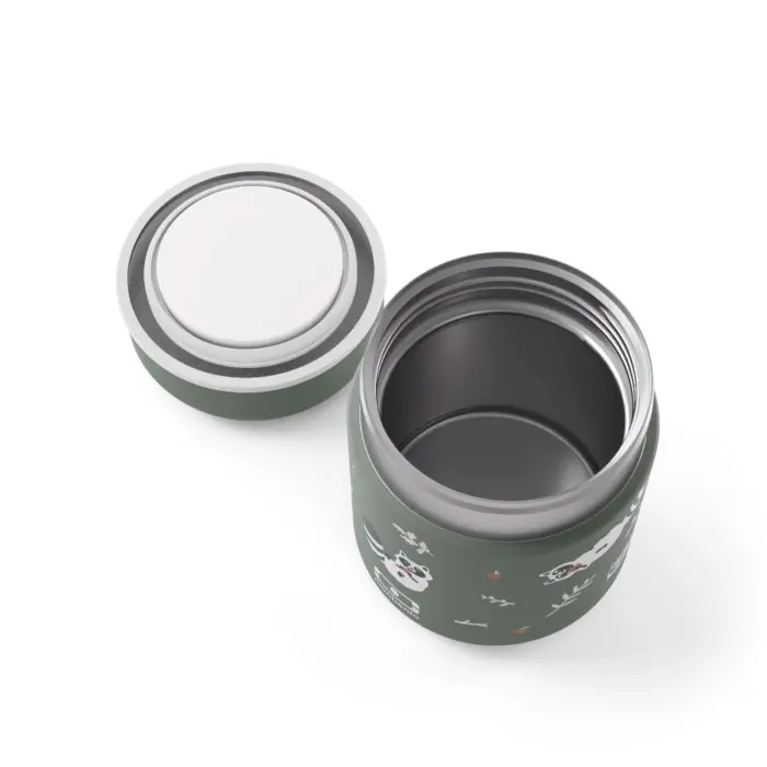 Monbento Boite isotherme pour enfant MB Capsule Vert Raccoon 280ml dans Vaisselle bébé chez Baby And Mom Maroc