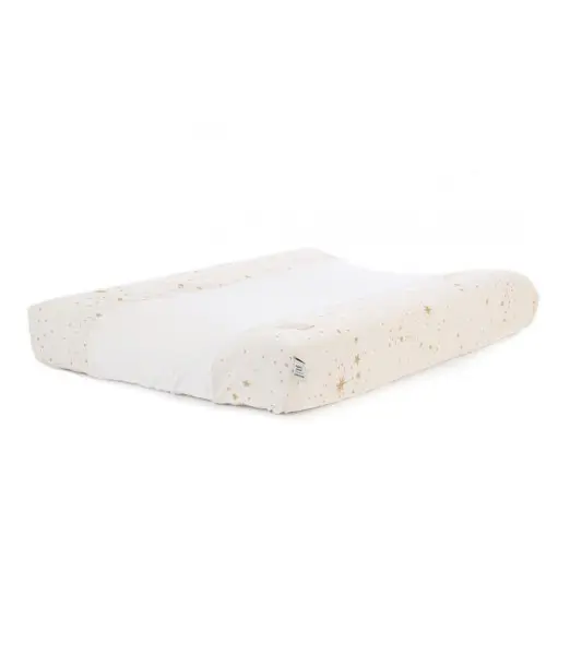 Housse de matelas à langer Calma gold stella natural Nobodinoz 2