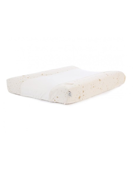 Housse de matelas à langer Calma gold stella natural Nobodinoz