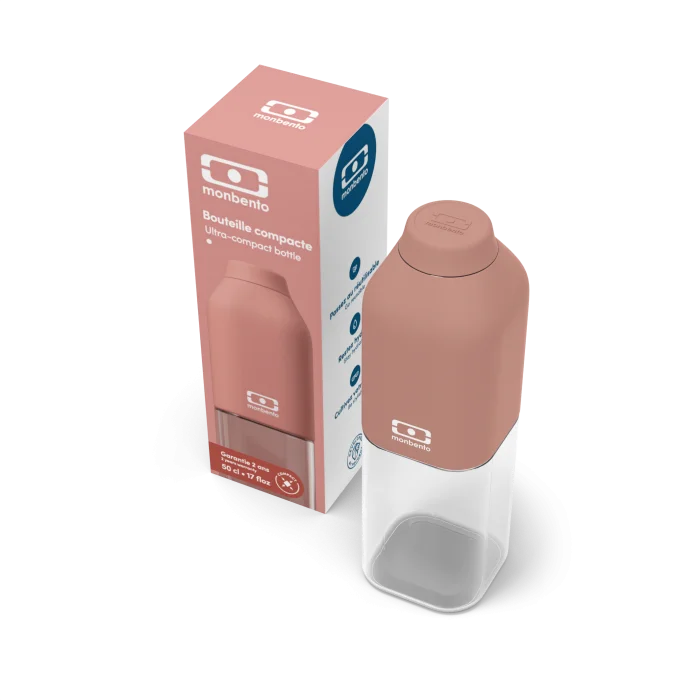 Monbento Bouteille d’Eau Réutilisable Positive M Rose Moka 500ml dans Hydratation chez Baby And Mom Maroc