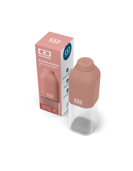 Monbento Bouteille d’Eau Réutilisable Positive M Rose Moka 500ml dans Hydratation chez Baby And Mom Maroc
