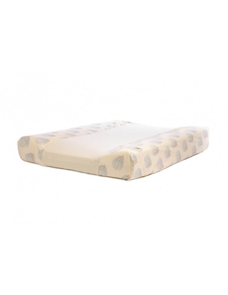 Housse de matelas à langer Calma blue gatsby cream Nobodinoz