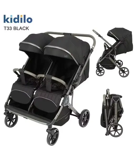 Buy copy of Kidilo Poussette Jumeaux T33 - Dark
