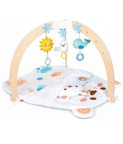 Hape Snuggle Bear activity gym play mat 0 to 18 months