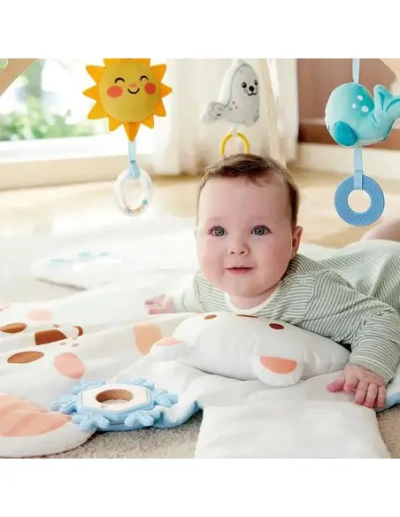 Hape Tapis d'éveil Snuggle Bear Activity Gym 0-18mois dans Tapis d'éveil chez Baby And Mom Maroc