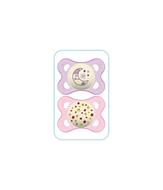 Sucette Mam Original Nuit 0-6m Rose Sucettes - Mam Maroc