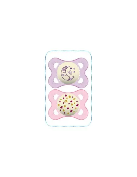 Sucette Mam Original Nuit 0-6m Rose Sucettes - Mam Maroc