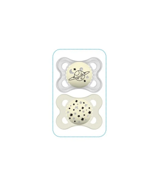 Sucette Mam Original Nuit 0-6m Gris Sucettes - Mam Maroc