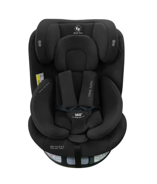Siège Auto Bébé Zen Rotation 360° Noir
