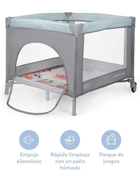 MS Innovaciones Lit de Voyage Carré avec Roulettes et Sac de Transport dans Lit / Cododo chez Baby And Mom Maroc