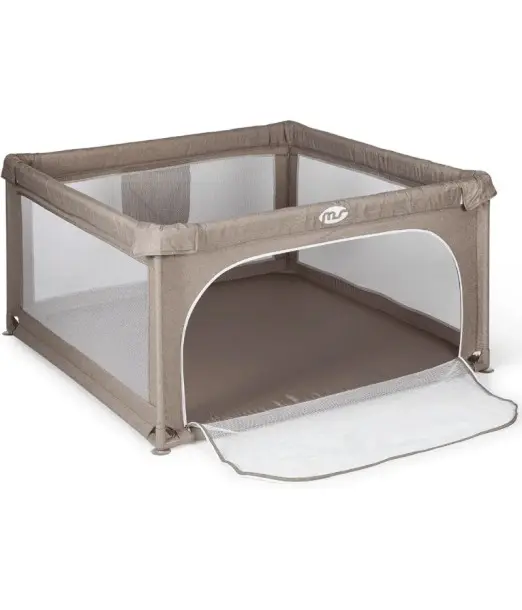MS Innovaciones Parc pour bébé XXL avec Tapis pliable 120×120 cm 6m+ 2