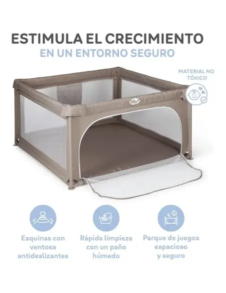 MS Innovaciones Parc pour bébé XXL avec Tapis pliable 120×120 cm 6m+ dans Lit Parapluie / Parc chez Baby And Mom Maroc