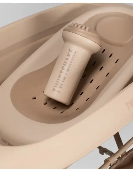 Twistshake folding bath + bath lounger + hair rinse cup + 6 Mocha toys — photo 3