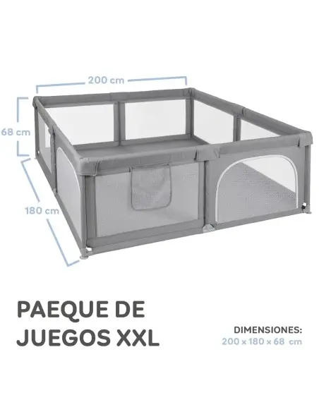 MS Innovaciones Parc pour bébé XXL avec Tapis pliable 180 × 200 cm 6m+ dans Lit Parapluie / Parc chez Baby And Mom Maroc