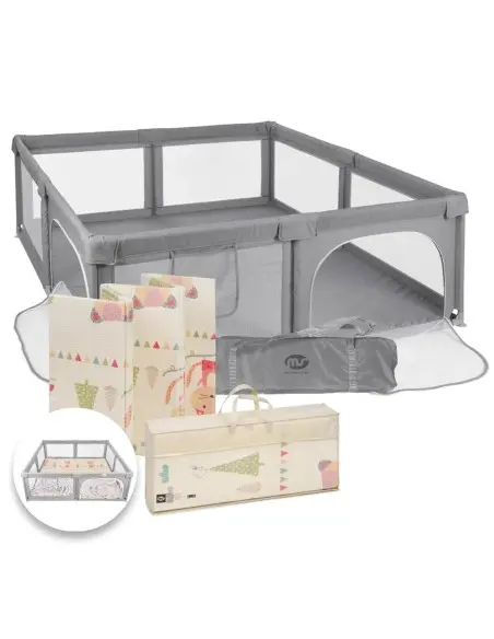 MS Innovaciones Parc pour bébé XXL avec Tapis pliable 180 × 200 cm 6m+ dans Lit Parapluie / Parc chez Baby And Mom Maroc