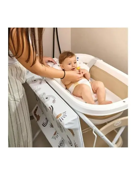 MS Innovaciones Table à langer Pliable Verte + Coussin dans Table à langer chez Baby And Mom Maroc