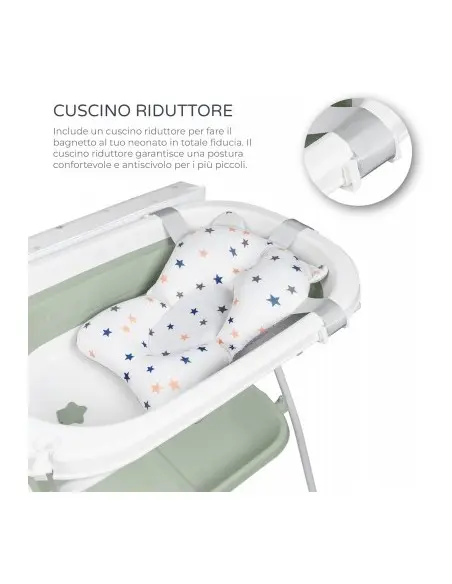 MS Innovaciones Table à langer Pliable Verte + Coussin dans Table à langer chez Baby And Mom Maroc