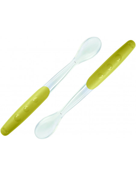 2 Cuillères soft 4m+ NUK - Vert