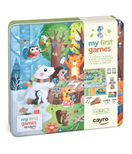 Cayro Mes 6 Premiers Jeux – Coffret Jeux Classiques 4 à 8 ans