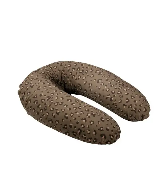 Doomoo Buddy Leopard Bronze – Coussin de Grossesse et d’Allaitement 180 cm