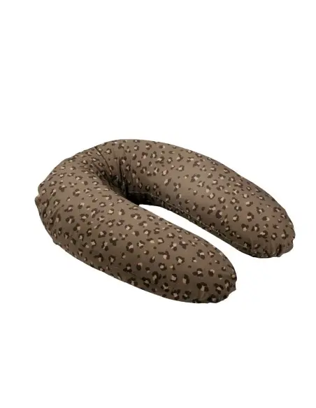 Doomoo Buddy Leopard Bronze – Coussin de Grossesse et d’Allaitement 180 cm dans Linge de lit chez Baby And Mom Maroc