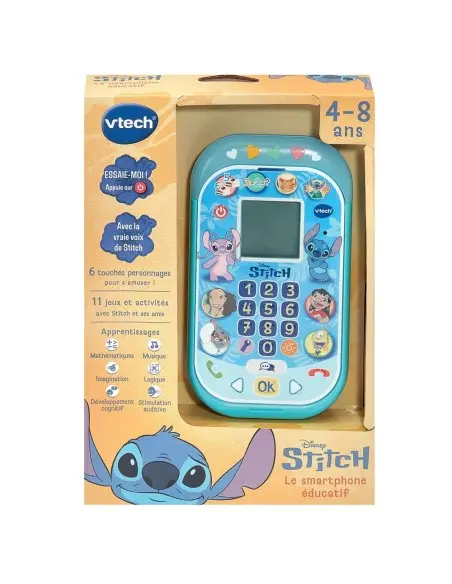 Vtech Smartphone Éducatif Stitch 4 - 8ans dans ألعاب تعليمية chez Baby And Mom Maroc