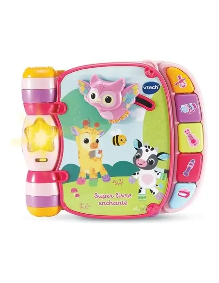 Vtech Super livre enchanté des Baby loulous - Livre interactif 6 - 36mois Rose dans 0 - 3 ans chez Baby And Mom Maroc