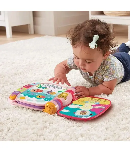 Vtech Super livre enchanté des Baby loulous - Livre interactif 6 - 36mois Rose au Maroc - Baby And Mom 2