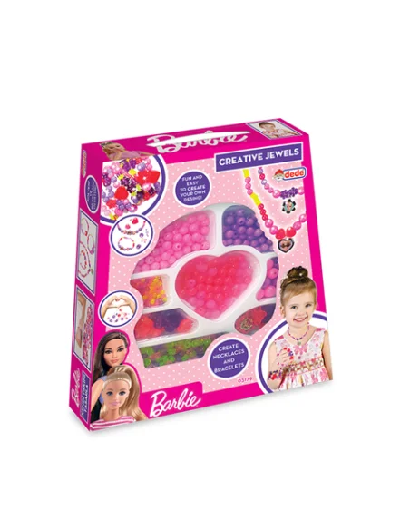 Dede Bijoux Perles Barbie Kit Créatif 3ans+ Univers Enfant -