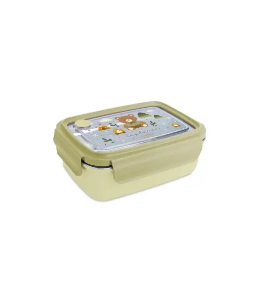 Miniland Boîte à Lunch en Acier Inoxydable 800ml - Explorer